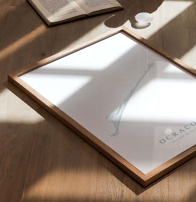 Ocracoke Map Print