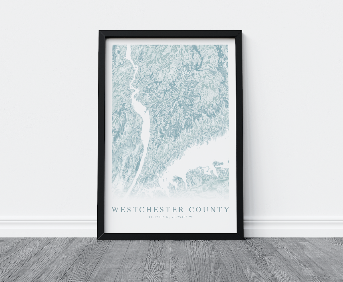 Westchester County Map Print
