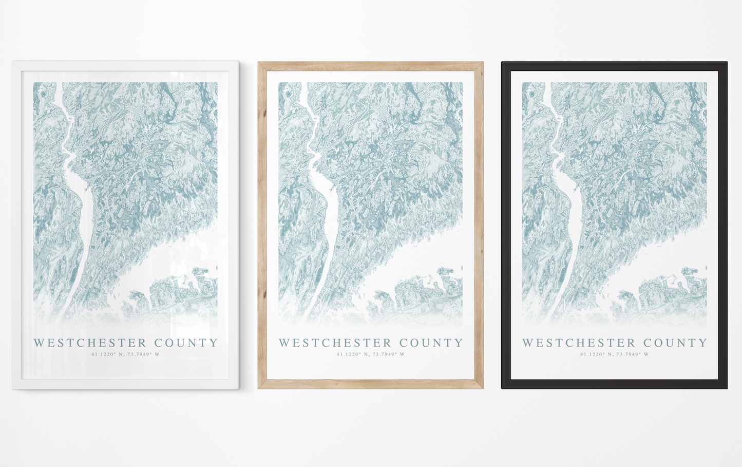 Westchester County Map Print
