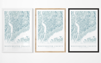 Westchester County Map Print