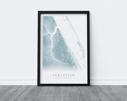 Sebastian Map Print