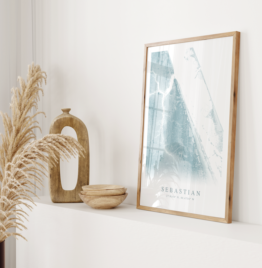 Sebastian Map Print