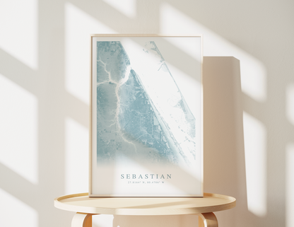 Sebastian Map Print