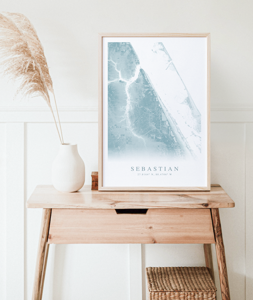 Sebastian Map Print