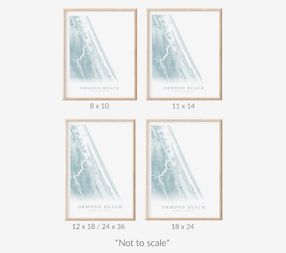 Ormond Beach Map Print