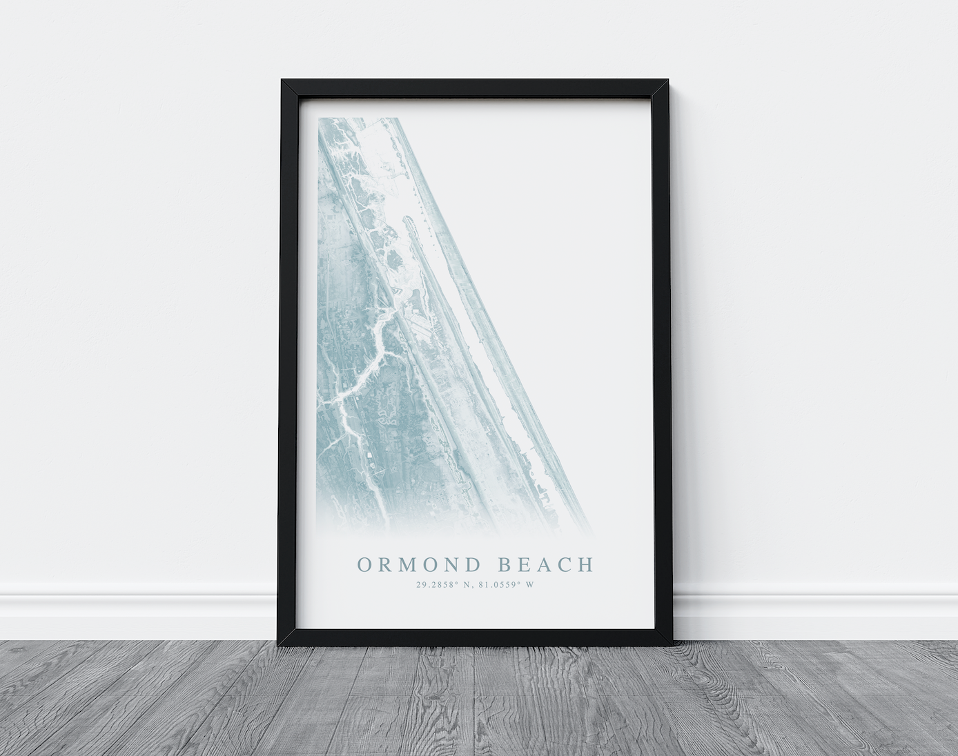 Ormond Beach Map Print