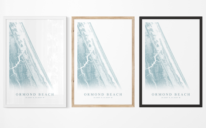 Ormond Beach Map Print
