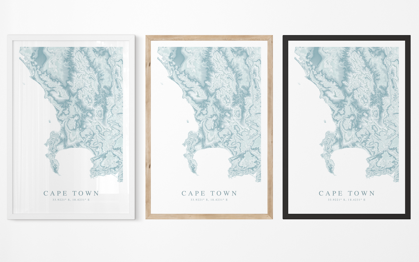 Cape Town Map Print