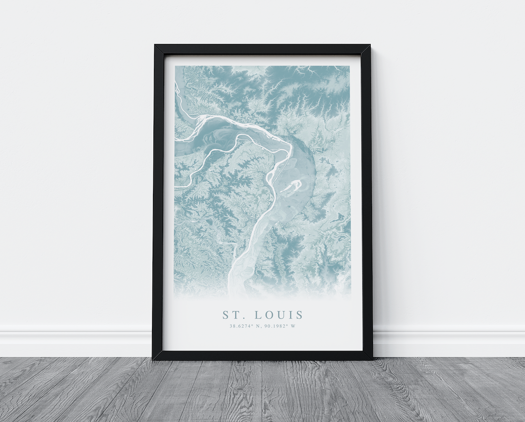 St. Louis Map Print