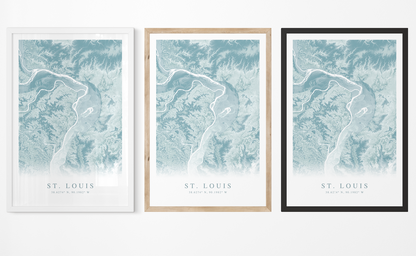 St. Louis Map Print