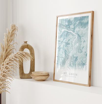 St. Louis Map Print