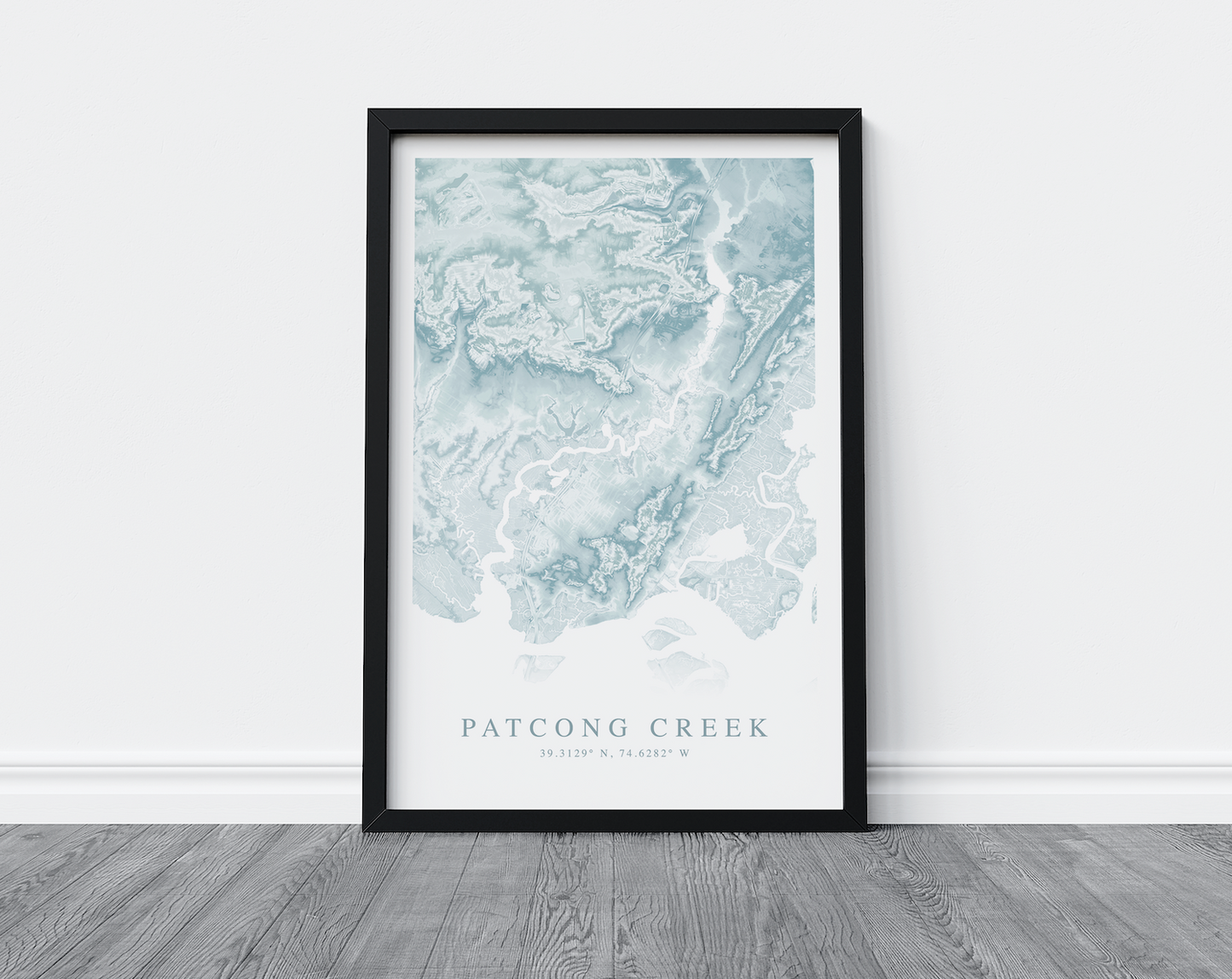 Patcong Creek Map Print