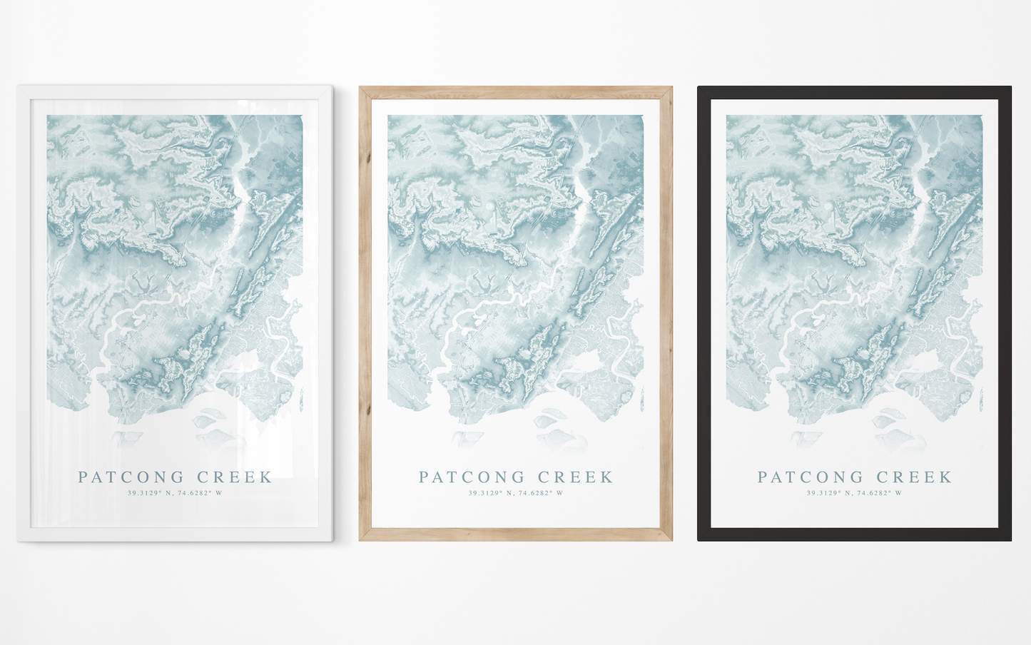 Patcong Creek Map Print
