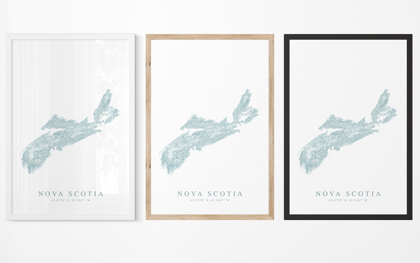 Nova Scotia Map Print