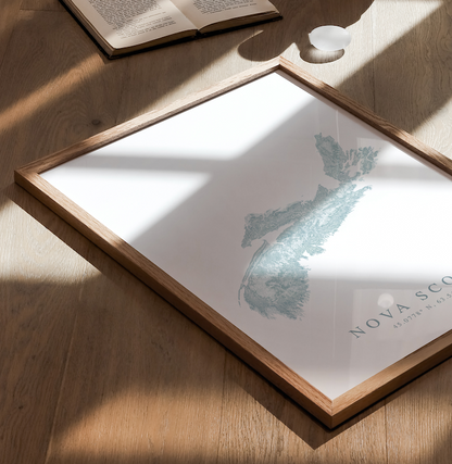 Nova Scotia Map Print