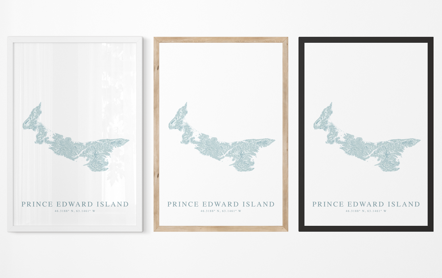 Prince Edward Island Map Print