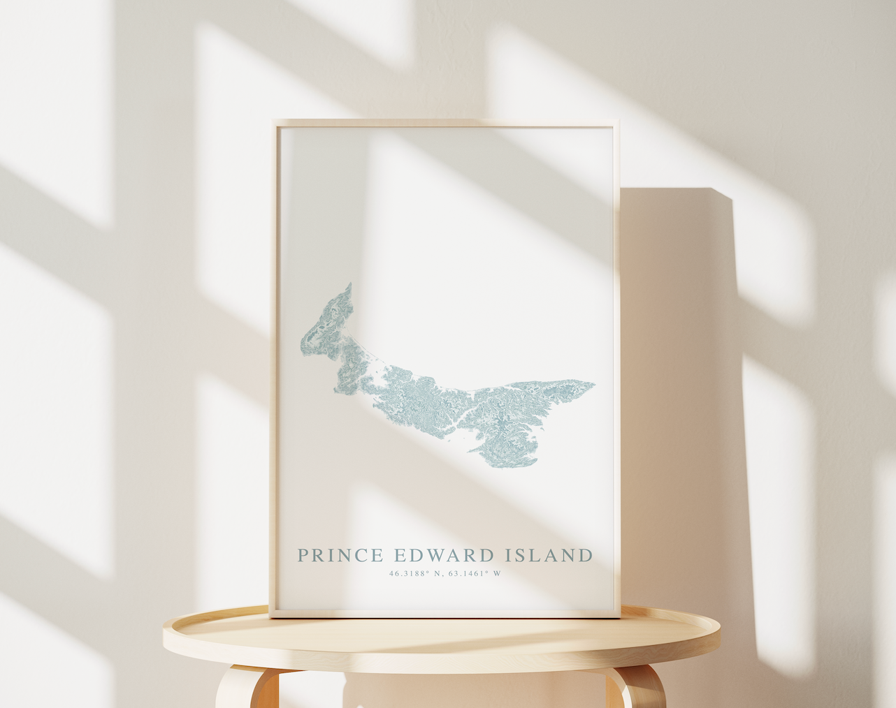 Prince Edward Island Map Print