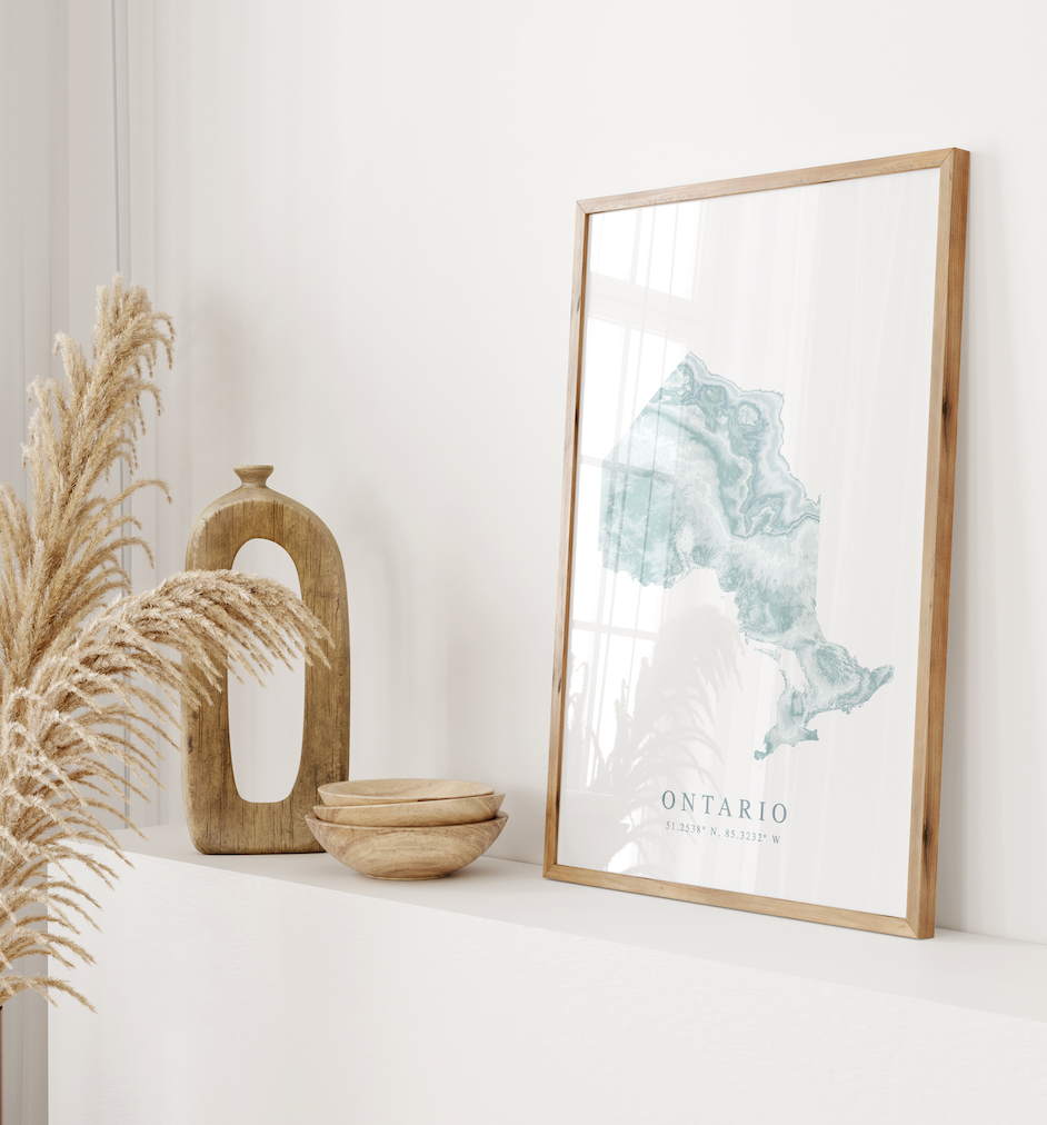 Ontario Map Print