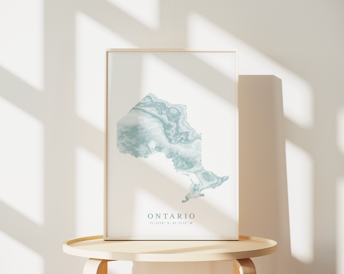 Ontario Map Print