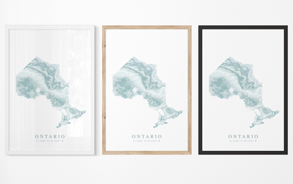Ontario Map Print