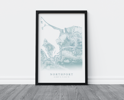 Northport NY Map Print