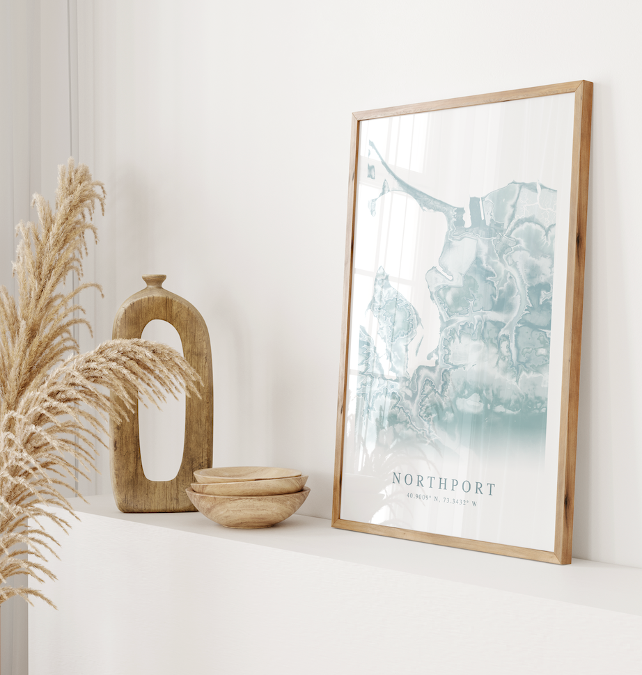 Northport NY Map Print