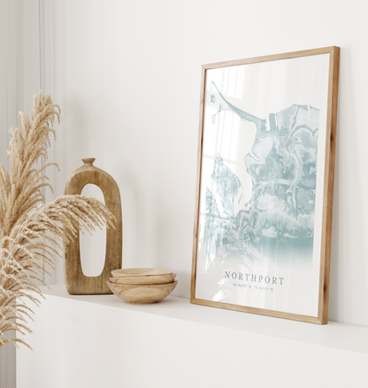 Northport NY Map Print