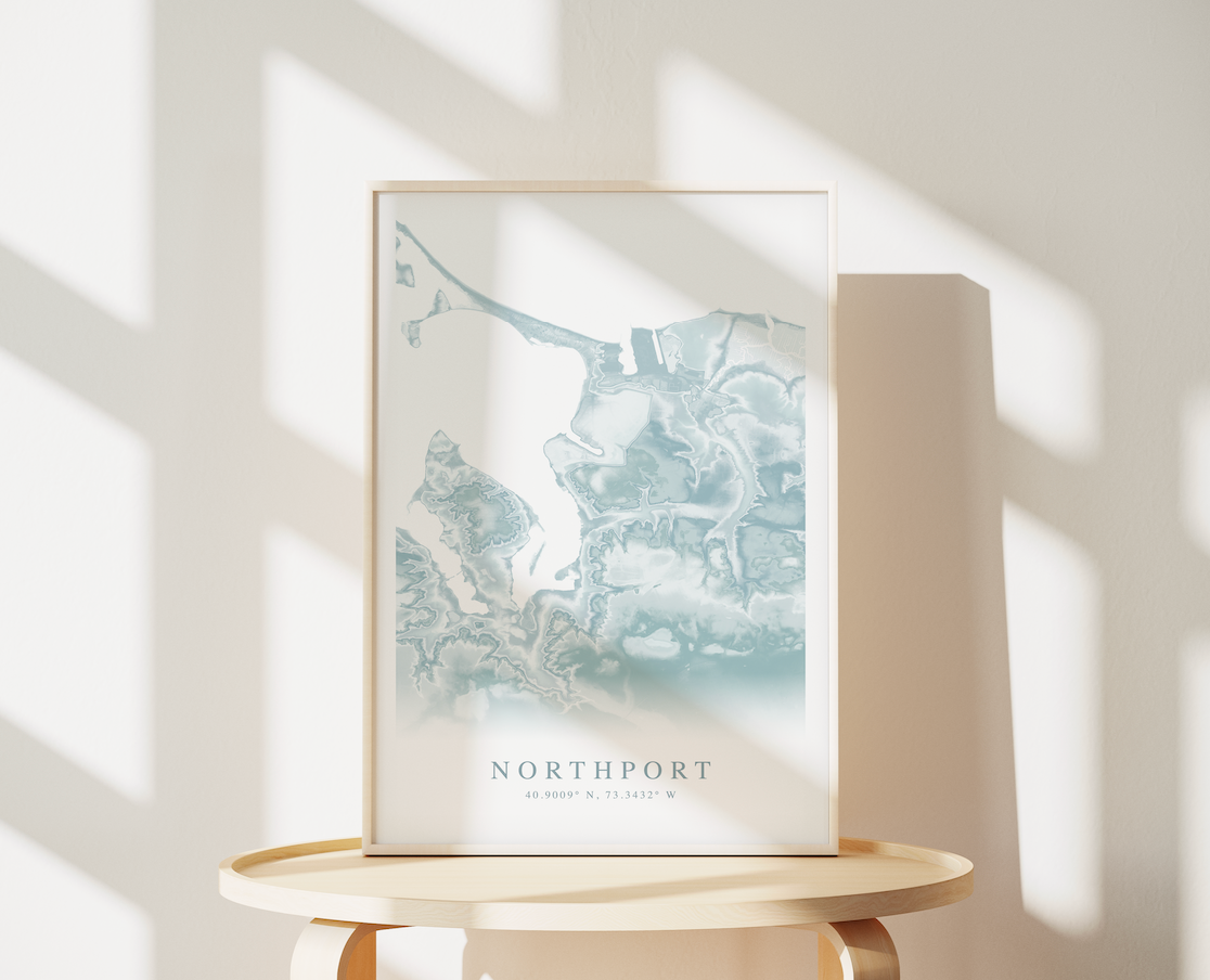 Northport NY Map Print