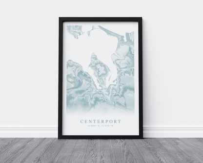 Centerport NY Map Print