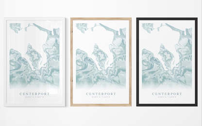 Centerport NY Map Print