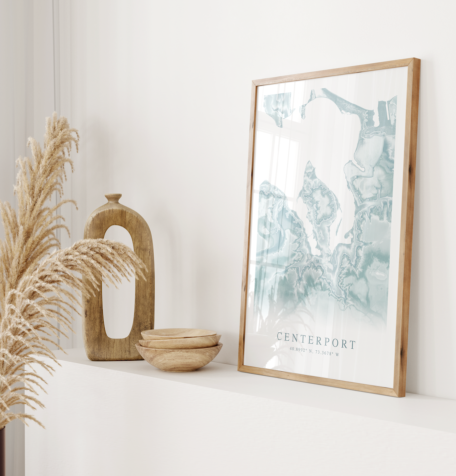 Centerport NY Map Print
