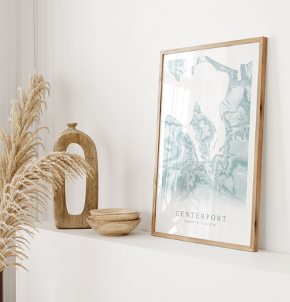 Centerport NY Map Print
