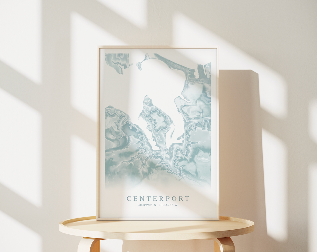 Centerport NY Map Print