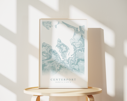 Centerport NY Map Print