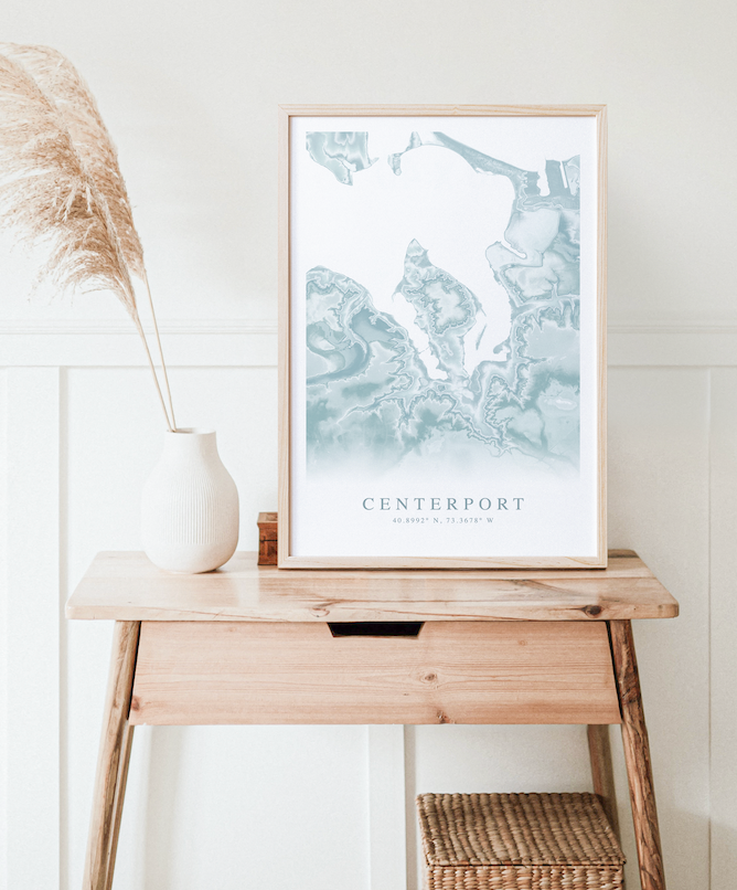 Centerport NY Map Print