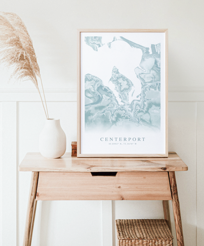 Centerport NY Map Print