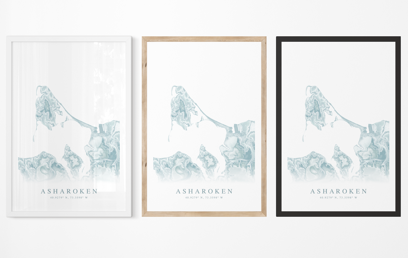 Asharoken Map Print