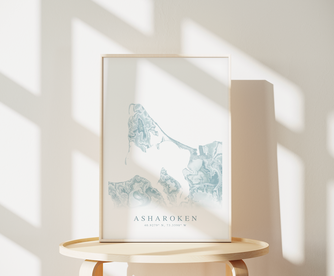 Asharoken Map Print