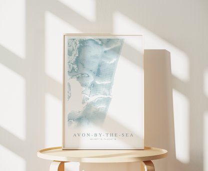 Avon-by-the-Sea Map Print