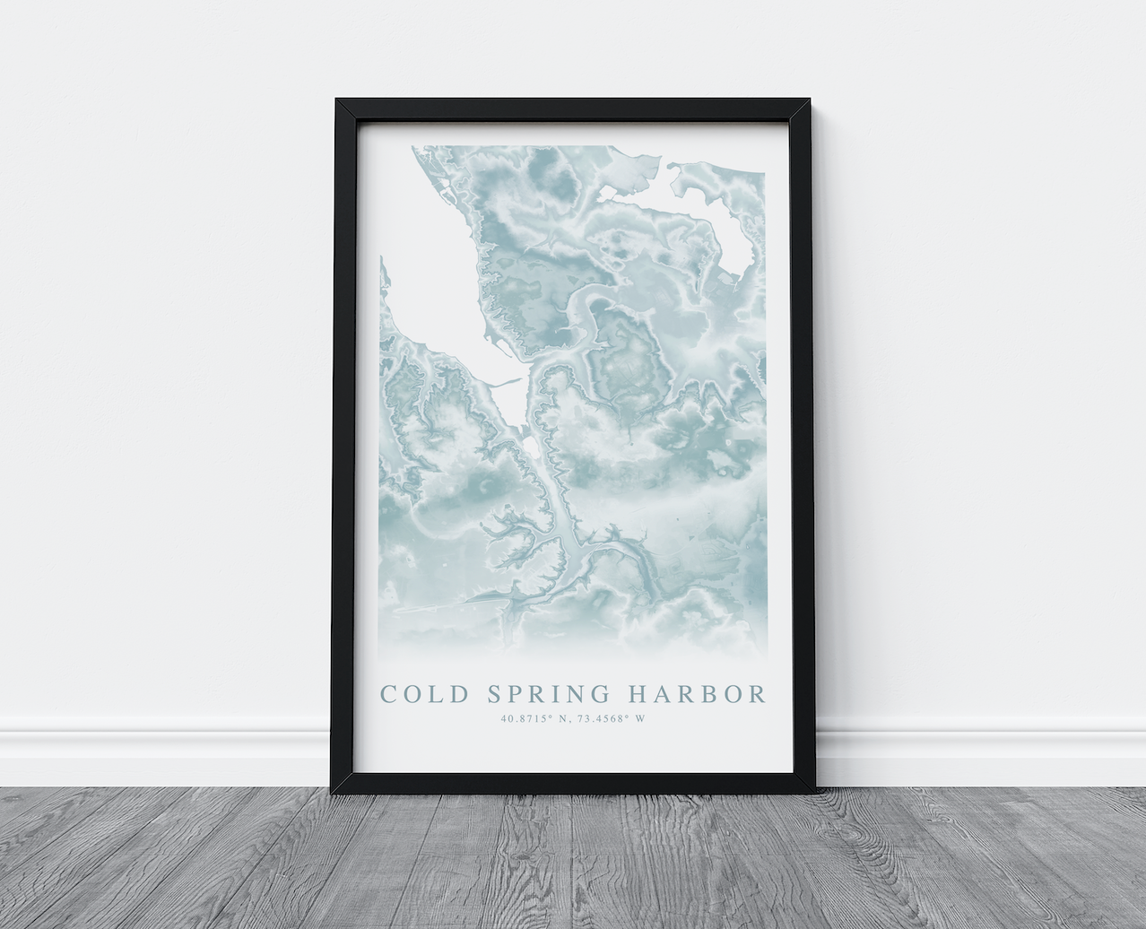 Cold Spring Harbor Map Print