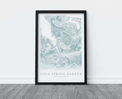 Cold Spring Harbor Map Print