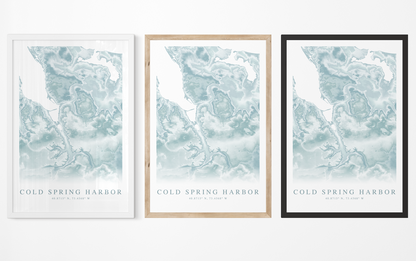 Cold Spring Harbor Map Print