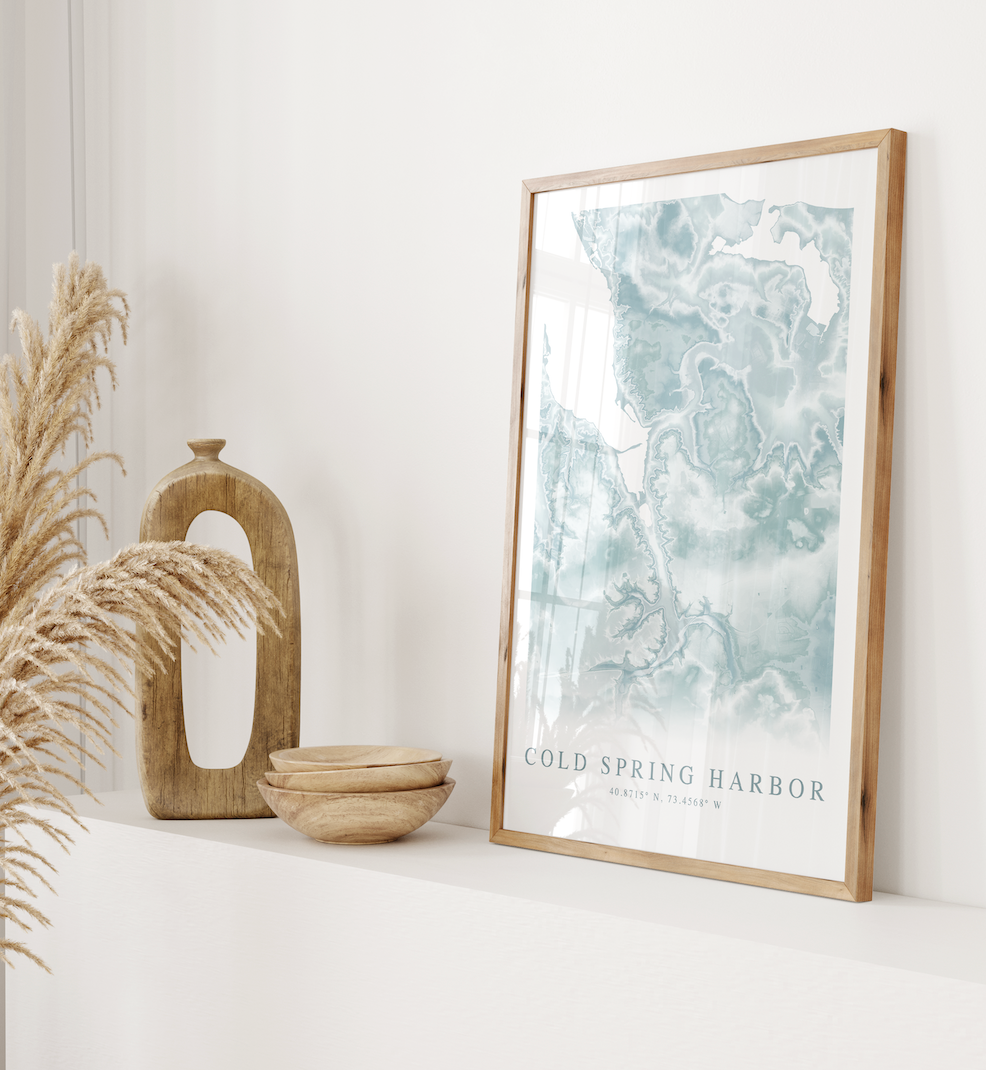 Cold Spring Harbor Map Print