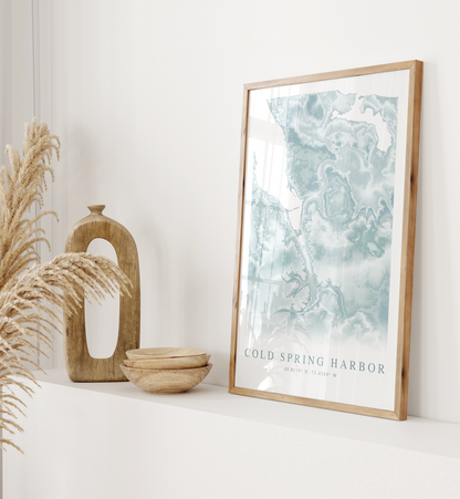 Cold Spring Harbor Map Print