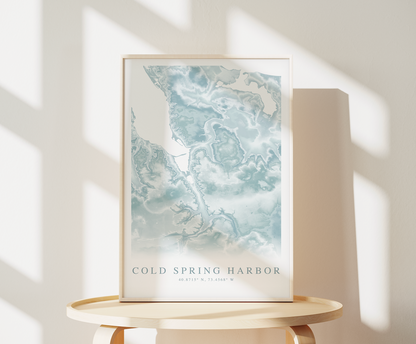 Cold Spring Harbor Map Print