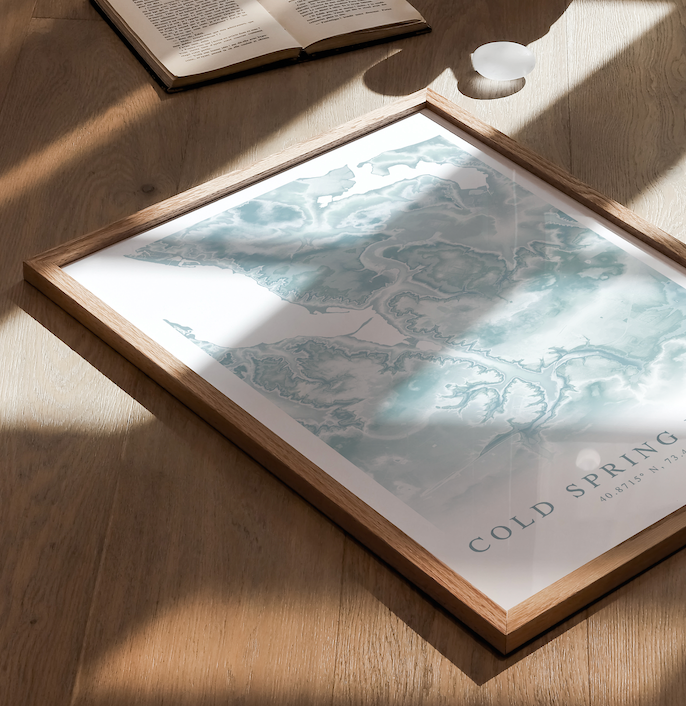 Cold Spring Harbor Map Print