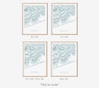 Quogue Map Print