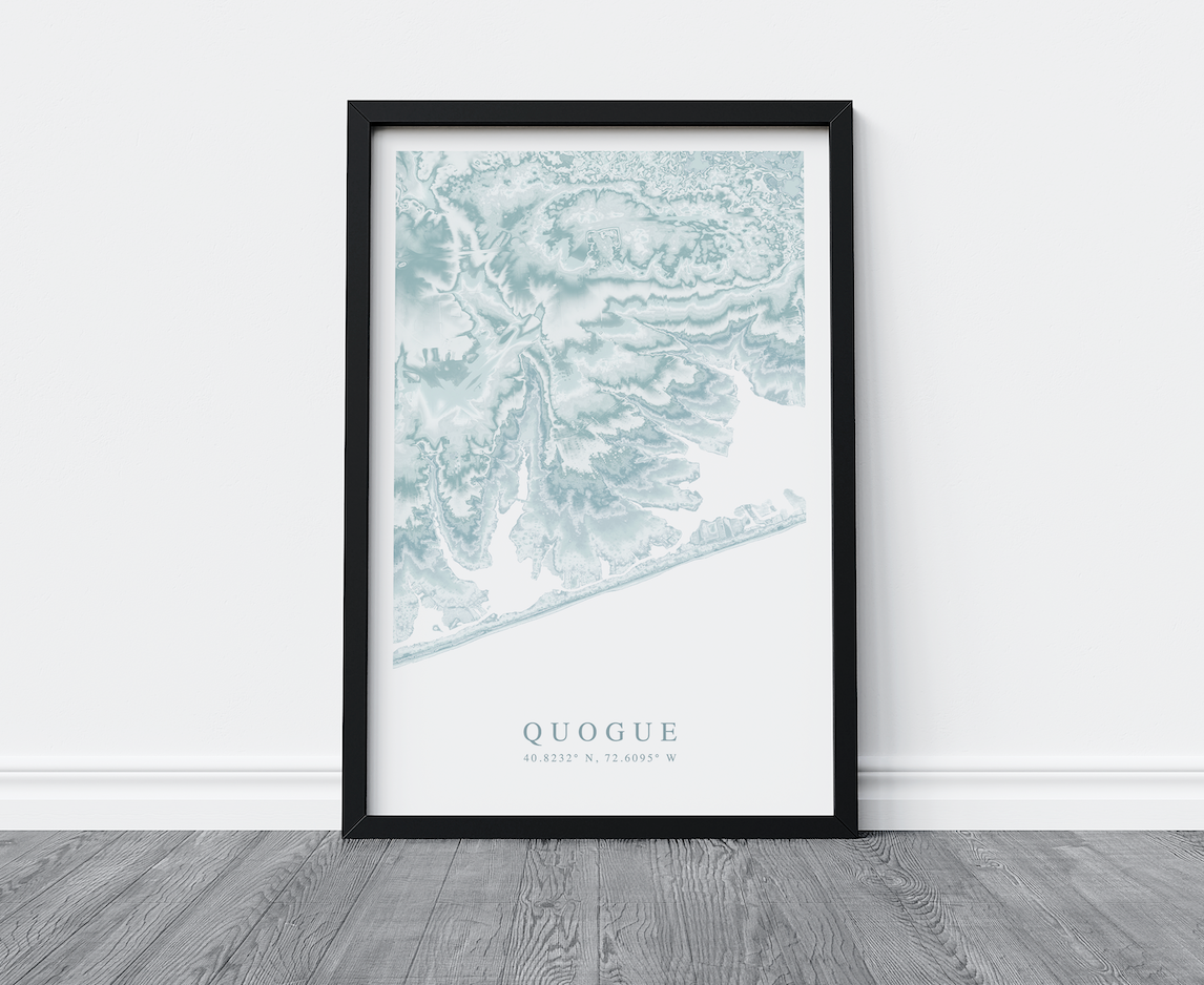 Quogue Map Print