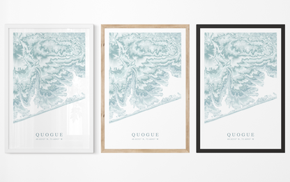 Quogue Map Print
