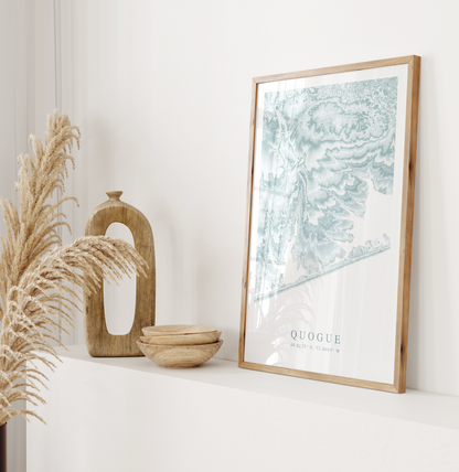 Quogue Map Print